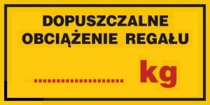 Dopuszczalne obciążenie regału